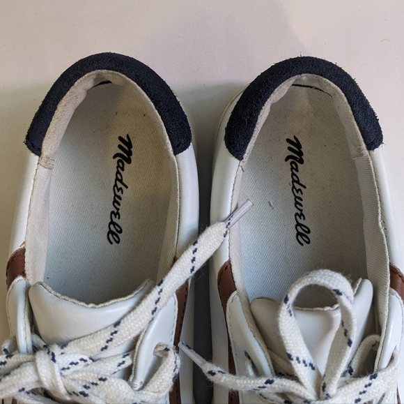 Madewell  Sidewalk Low-Top Sneakers in Leather Size 5 - Picture 8 of 10